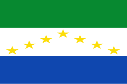 Bandera de Puerto Caicedo