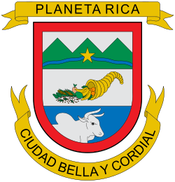 Escudo de Planeta Rica